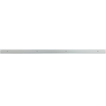 10mm Radius 30mm x 900mm Breakfast Bar End Cap Satin Silver