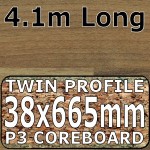 Natural Block Walnut Worktop Breakfast Bar 4100mm