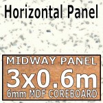 Strass Blanc Metallic Midway Panel 3030mm