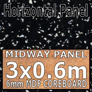 Strass Noir Metallic Midway Panel 3030mm